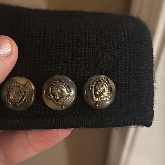 Ralph Lauren Classic Wool Sweater Blazer Large - Picture 5 of 5